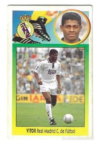 Cromos de fútbol: CROMO VITOR REAL MADRID - EDICIÓN ESTE LIGA 93-94 - CARTÓN - NUNCA PEGADO